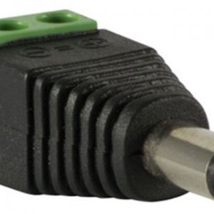 Conector de voltaje macho fuente 12VDC